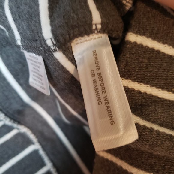 LOFT Ann Taylor Striped Snap Button Jacket Blazer - Picture 9 of 16